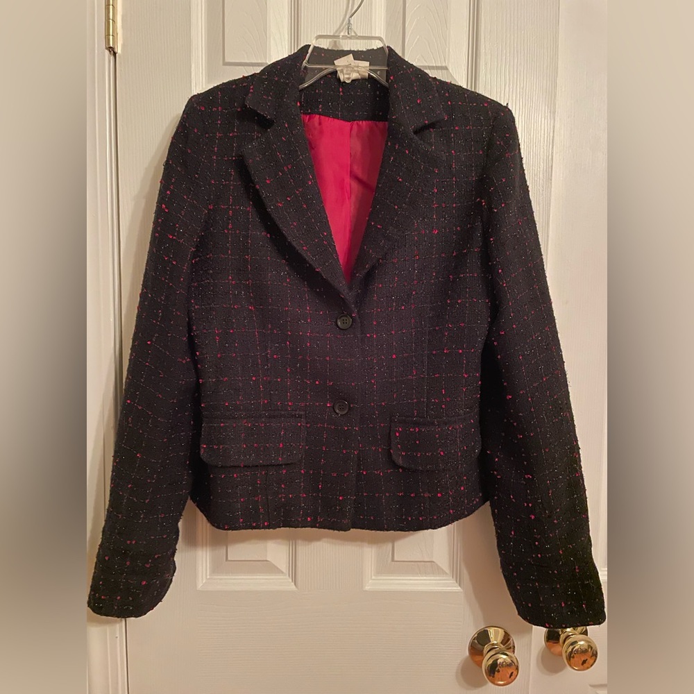 Fashion Bug black and red jacket. Size medium